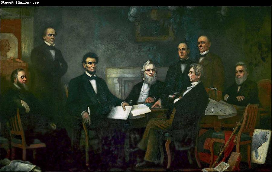 Francis B. Carpenter First Reading of the Emancipation Proclamation of President Lincoln